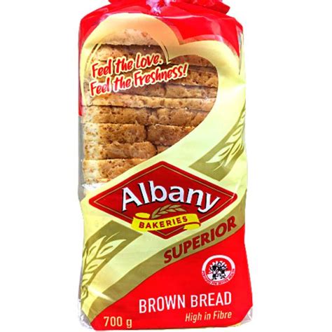 Albany Brown Sliced Bread 700g Sk6001253010185