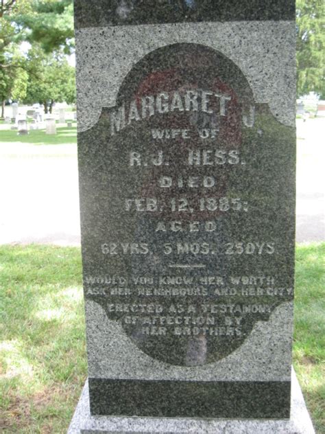 Margaret Jane Edison Hess 1822 1885 Homenaje De Find A Grave