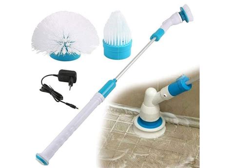 Vassoura El Trica Magic Spin Scrubber Em Recarreg Vel O Melhor