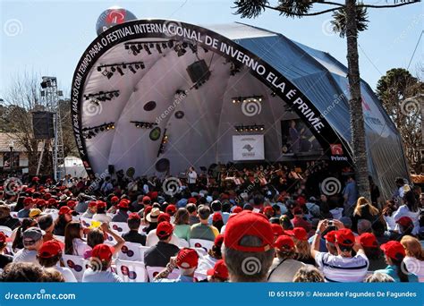 Campos Do Jordao Winter Festival Editorial Stock Image - Image of ...