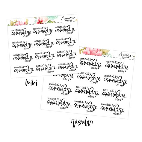 Sassy Planner Stickers Script Planner Stickers Etsy