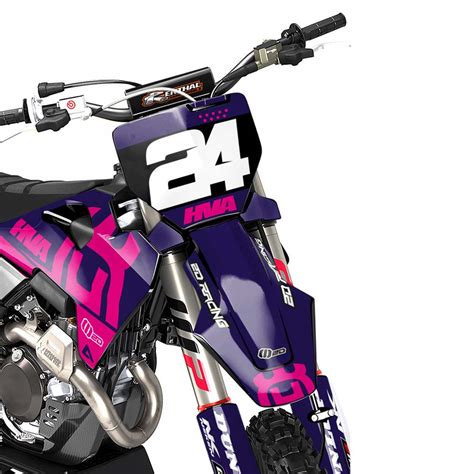 Kit D Co Motocross Husqvarna Tc Dr Navy Pink D Racing