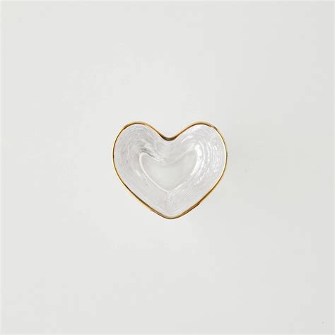 Heart Shaped Glass Cup