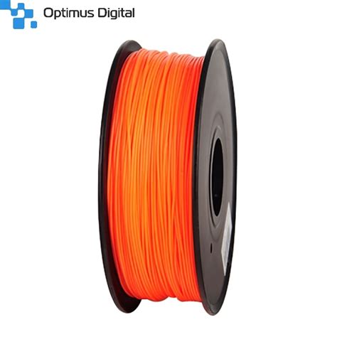 Filament Pentru Imprimanta 3D 1 75 Mm PLA 1 Kg Portocaliu Transparent