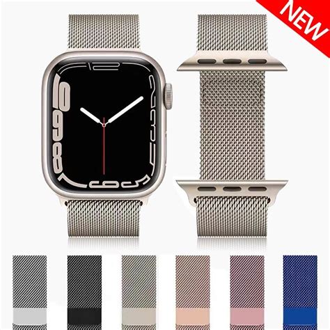 Pulseira Milanese Applewatch Apple Watch Iwo 38 40 42 44mm 45mm 41mm