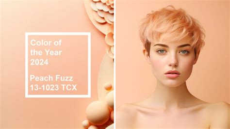 Peach Fuzz To Kolor Roku Jak Wygl Da Na W Osach Blog Hairstore