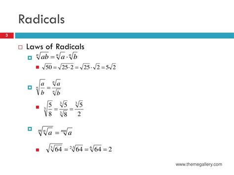 Ppt 1 2b Radicals Powerpoint Presentation Free Download Id 6535283