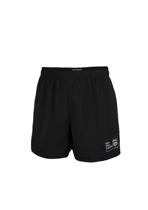 Hauraki Plains College PE Shorts Black Hauraki Plains College