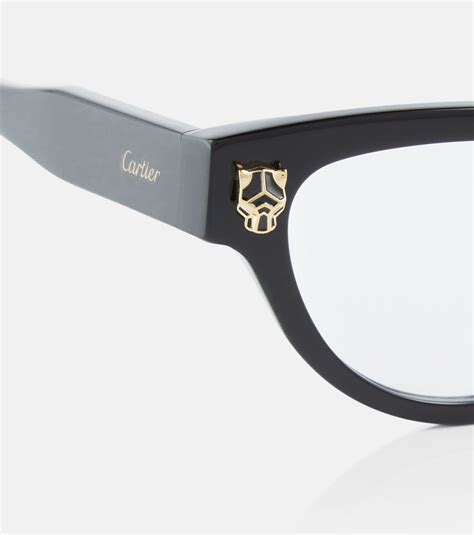 Cartier Eyewear Collection Panthère De Cartier Cat Eye Glasses Cartier