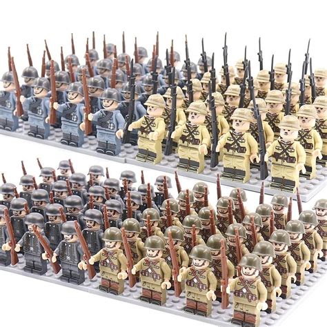 Comprar 24PCS SET Soldados Militares De La Segunda Guerra Mundial