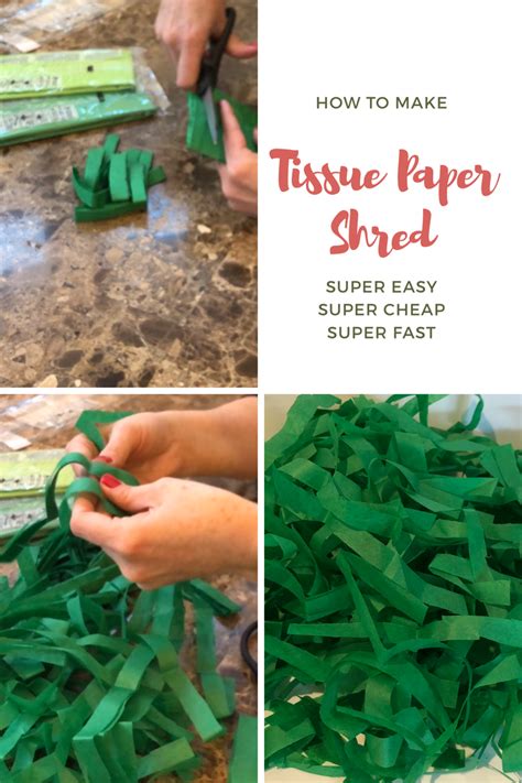 diy shredded paper without shredder - Tanika Lilly