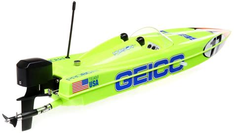 Pro Boat 17 Power Boat Racer Deep V RTR Miss GEICO Pro Boat 08044T1