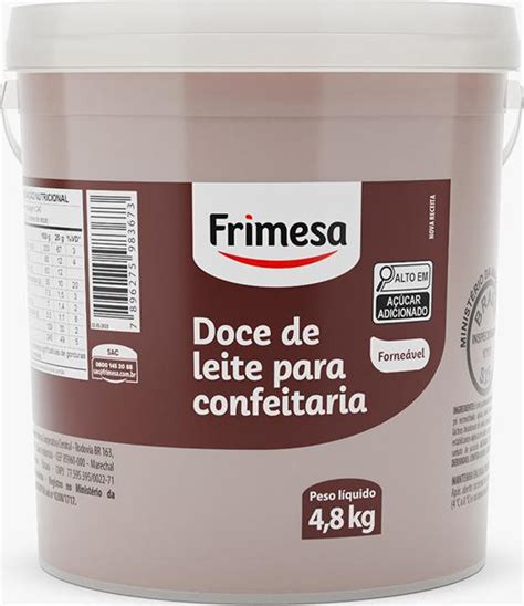 Doce De Leite Forneavel Para Confeitaria De Alta Qualidade Frimesa Kg