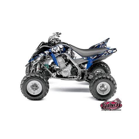 KIT DÉCO QUAD TRASH YAMAHA 700 RAPTOR NOIR BLEU