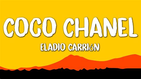 Eladio Carri N Coco Chanel Ft Bad Bunny Letra Lyrics Youtube