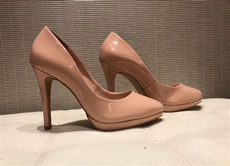 Scarpin Meia Pata Nude Prego Sapato Feminino Prego Nunca Usado