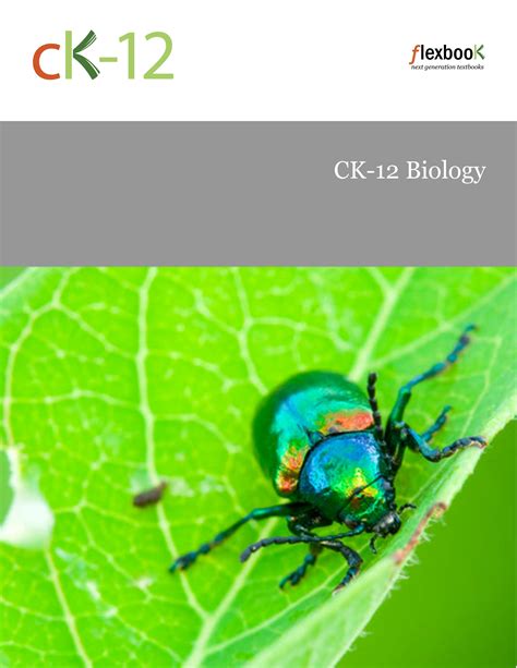 Github Liabooksflexbook Ck 12 Biology Ck 12 Biology Is A High School Flexbook® Textbook