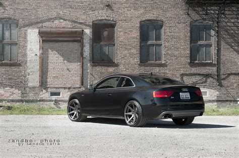 Gunmetal Wheels Enhancing Stylish Black Audi S5 CARiD Gallery