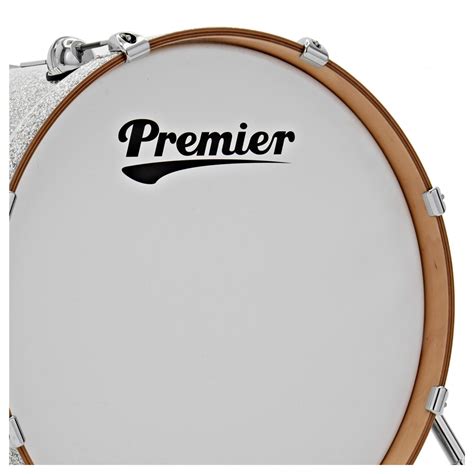 Premier Genista Maple 20 X 16 Bass Drum Silver Sparkle At Gear4music