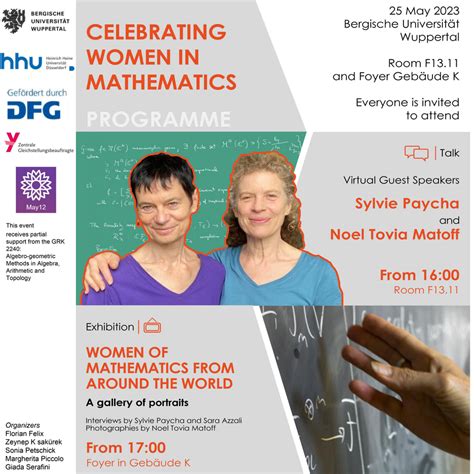 Ausstellung Women Of Mathematics Throughout Europe