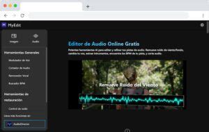 Editar audio con inteligencia artificial gratis y en línea