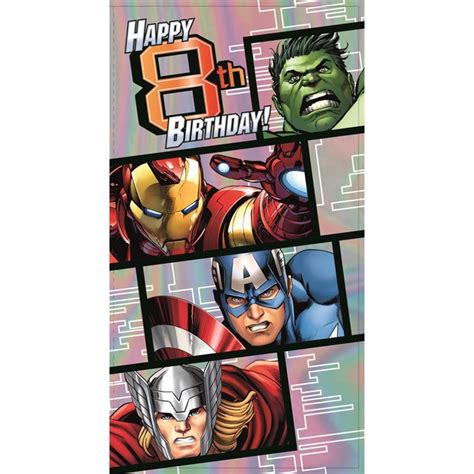 40 Avengers Birthday Card Pics