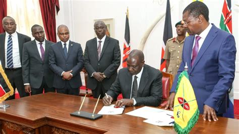 President Ruto Signs Iebc Bill 2022 Into Law