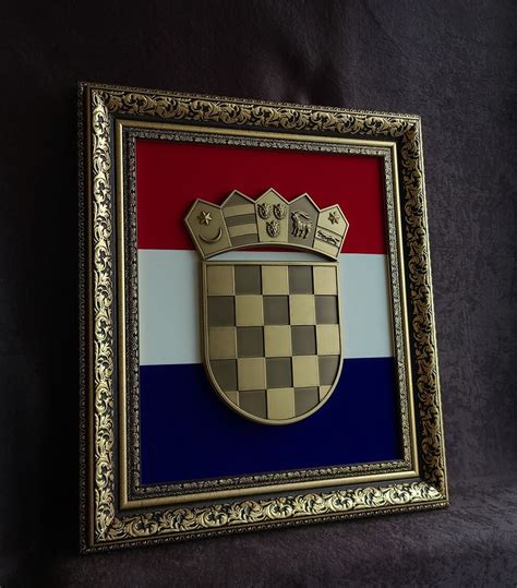 Coat of Arms of Croatia Flag of Croatia Emblem of Croatia - Etsy