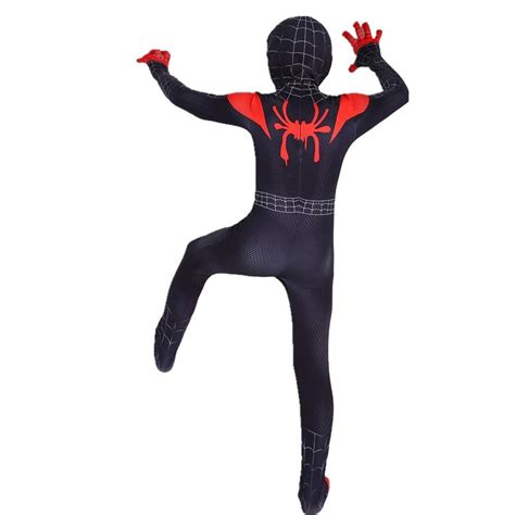 Costume Spiderman Miles Morales Enfant Ans Into The Spider Verse