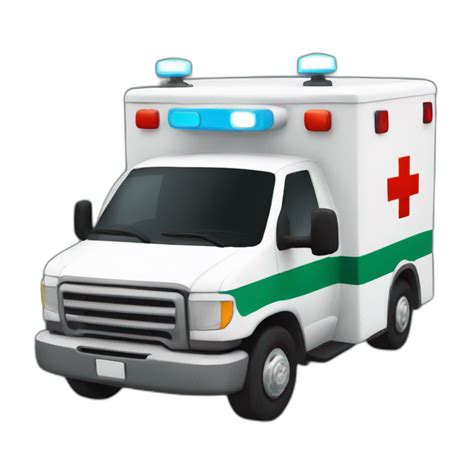 Ambulance Pleasure Emotion Ai Emoji Generator