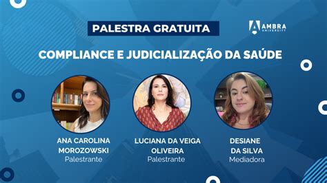 Palestra Compliance E Judicializa O Da Sa De