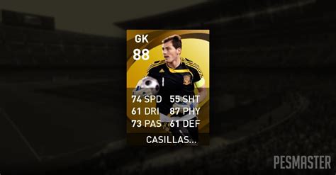 Estatisticas De Casillas En Pes Mobile