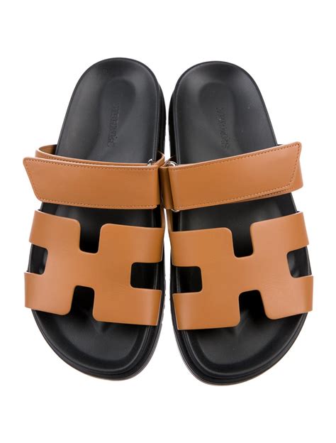 Hermès 2021 Chypre Slides Brown Sandals Shoes Her328152 The Realreal