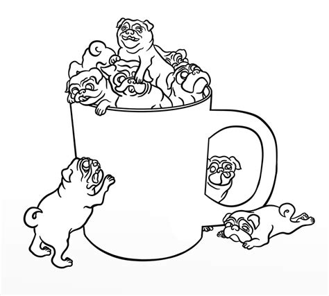 Pug Coloring Pages Best Coloring Pages For Kids