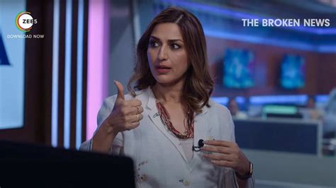 The Broken News Teaser Sonali Bendres Ott Debut Series Looks