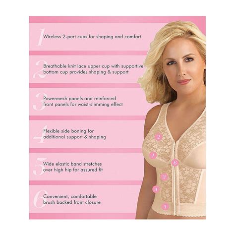 Exquisite Form Wireless Unlined Longline Full Coverage Bra 5107565 Jcpenney Full Coverage Bra