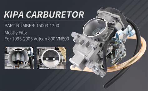 Amazon KIPA Carburetor For Vulcan 800 VN800 1995 2005 15003 1200