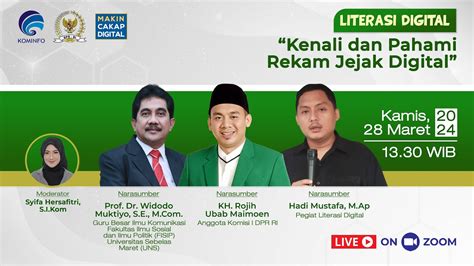 Webinar Kenali Dan Pahami Rekam Jejak Digitall YouTube