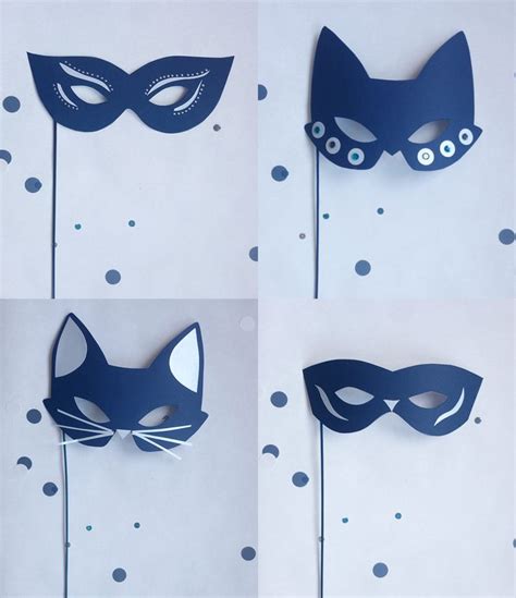 Ohhappyword Diy Des Masques En Papier Pour Les Fetes