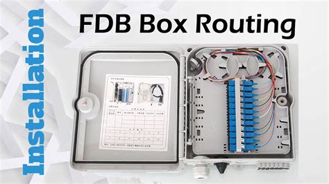 Fiber Distribution Box FTTH Fiber Optic Outdoor Termination Box For