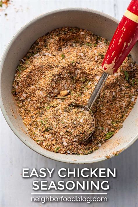 Easy Homemade Chicken Seasoning Homemade Spices Homemade Spice