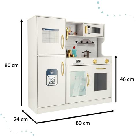 Kuchnia drewniana dla dzieci z lodówką model 2 Sklep eF3M pl
