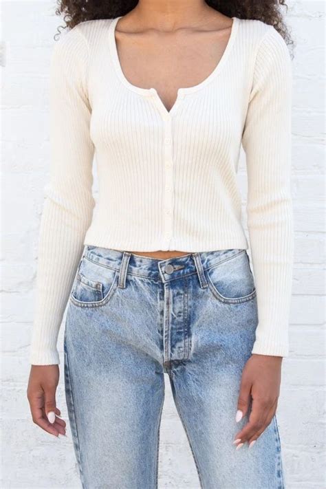 BASIC TSH Brandy Melville Europe Zelly Top Top 20 School Tops Trim