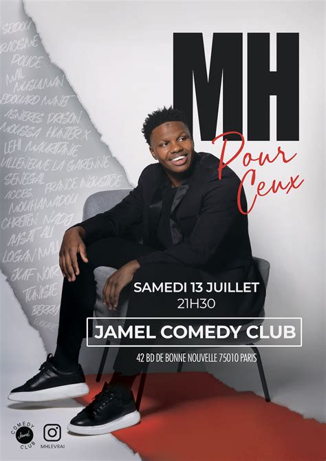 MH dans Pour Ceux Jamel Comedy Club Spectacles humour à Paris