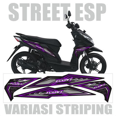 Jual Striping Beat Ne Street Esp Variasi Striping Sticker Motor Beat