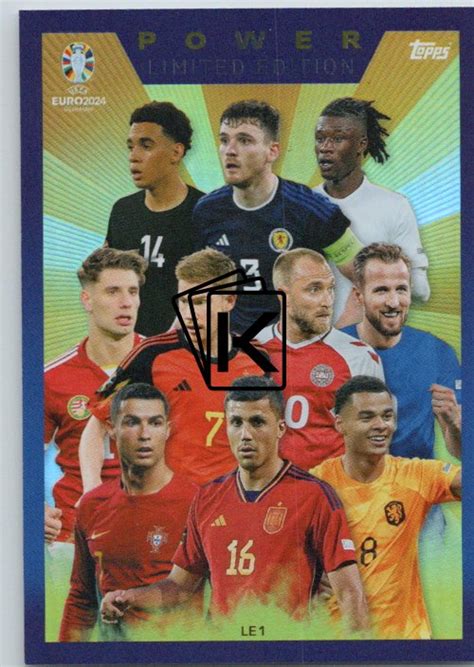 fotbalová karta Topps Match Attax EURO 2024 LE 1 Power Limited Edition