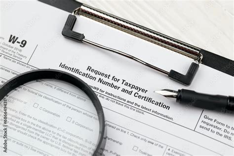 Irs Form W 9 Request For Taxpayer Identification Number And