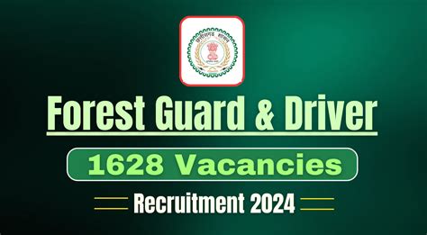 CG Forest Guard Recruitment 2024 Out for 1628 Vacancies