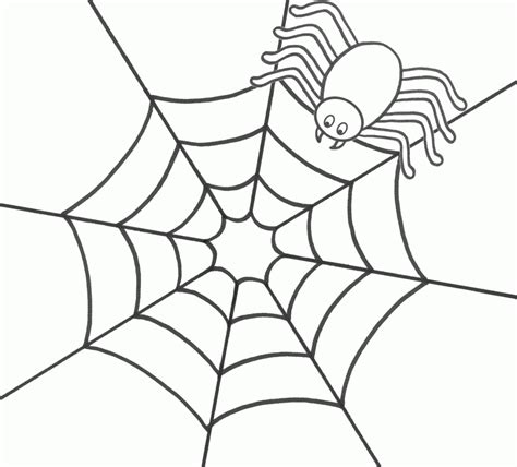 Desenho De Aranha Para Colorir E Imprimir