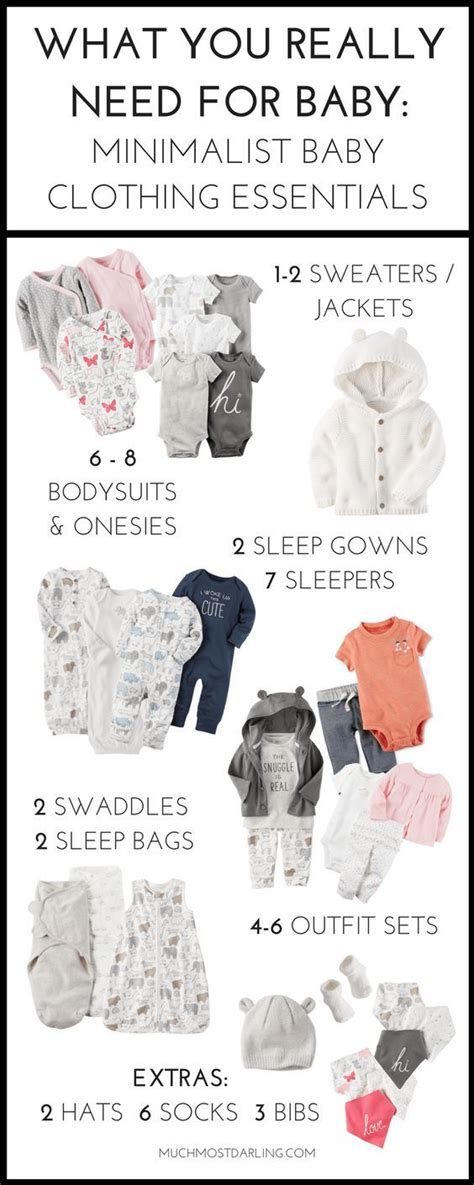 How Many Baby Clothes Do I Need My Minimalist Baby Clothing Essentials